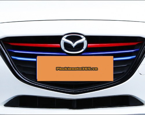 Ốp trang trí lưới nhiệt xe Mazda 3 2014-2016